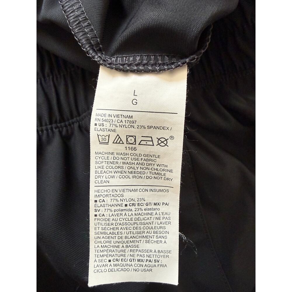 Old Navy High-Waisted SleekTech Cargo Ankle Pants, Black, Size Large - Picture 4 of 5